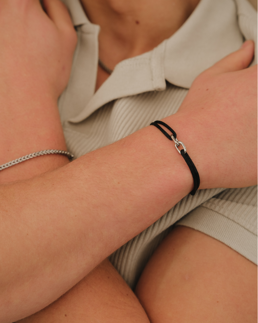 Sorén | Satin Bracelet Black