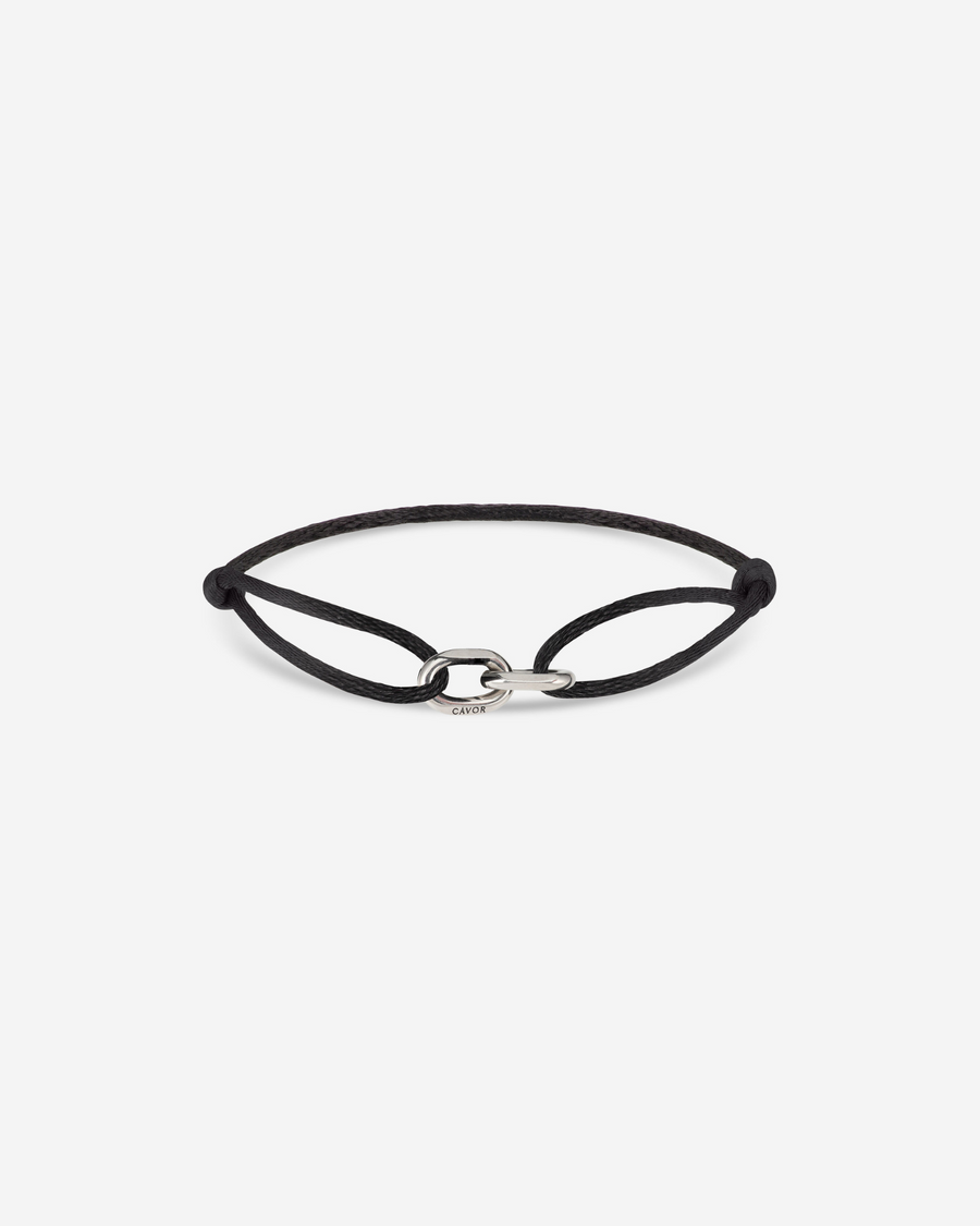Sorén | Satin Bracelet Black