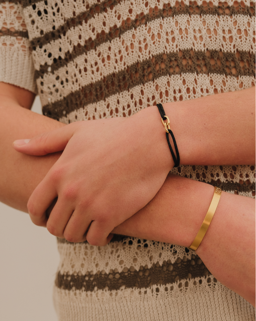 Sorén | Satin Bracelet Black