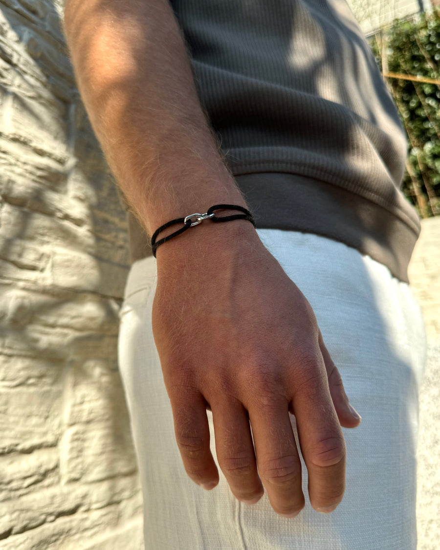 Sorén | Satin Bracelet Black
