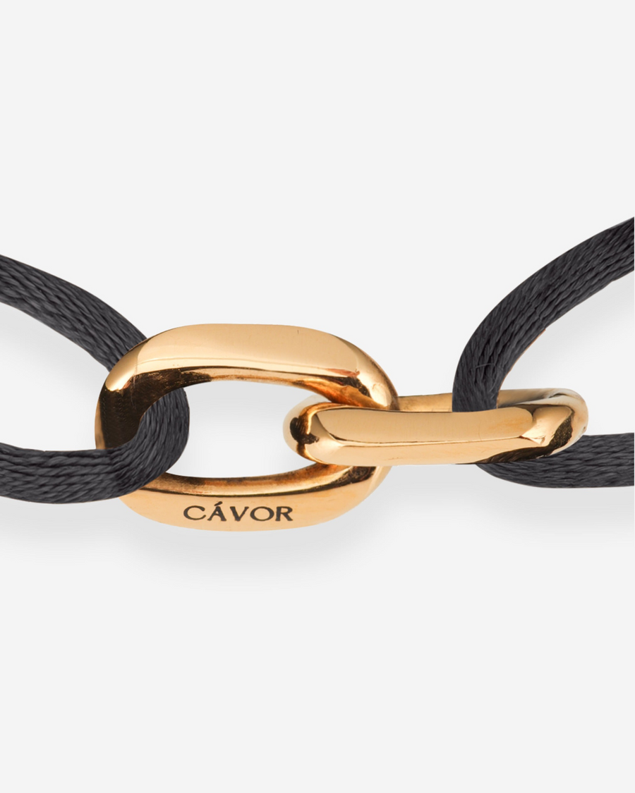 Sorén | Satin Bracelet Black