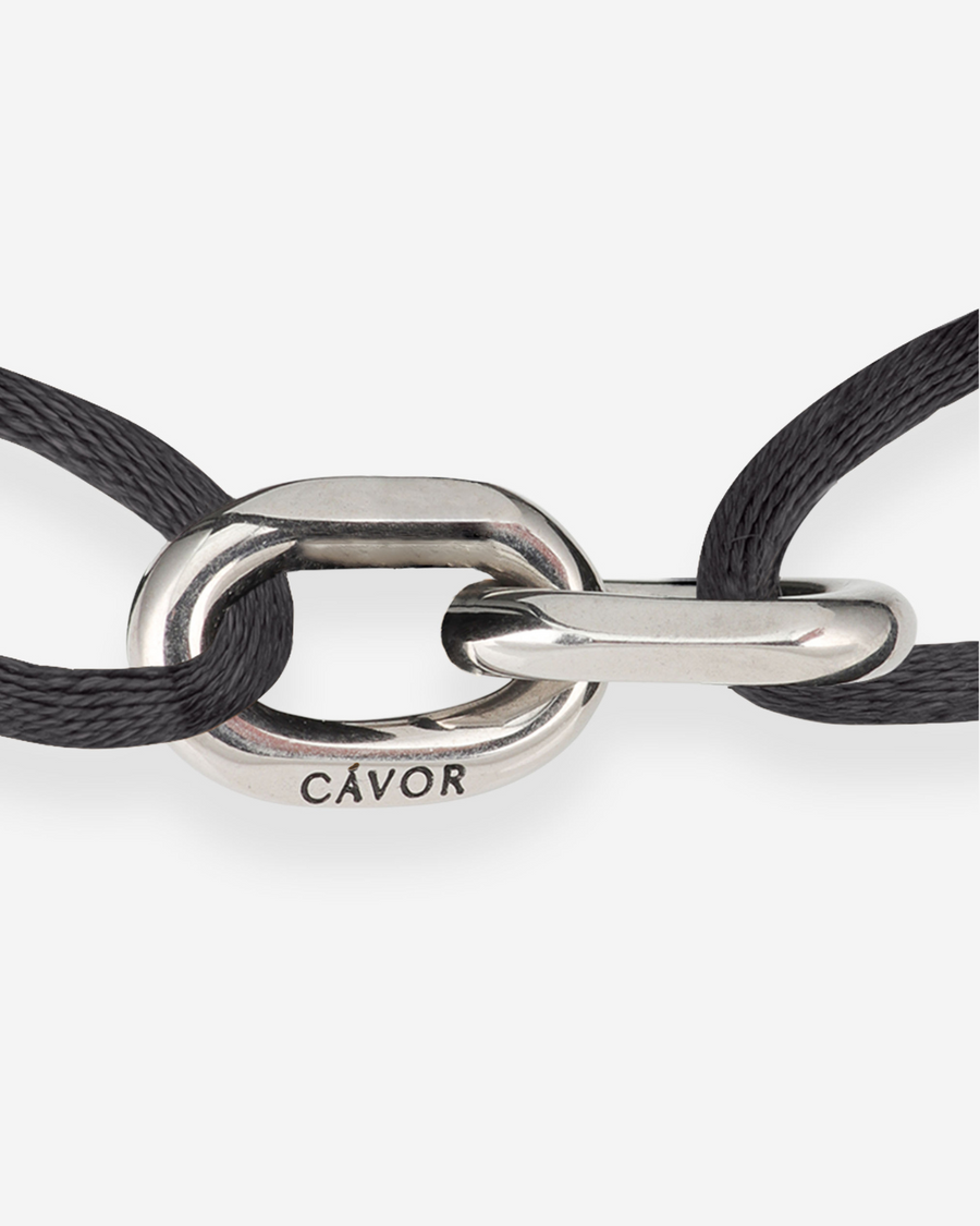 Sorén | Satin Bracelet Black