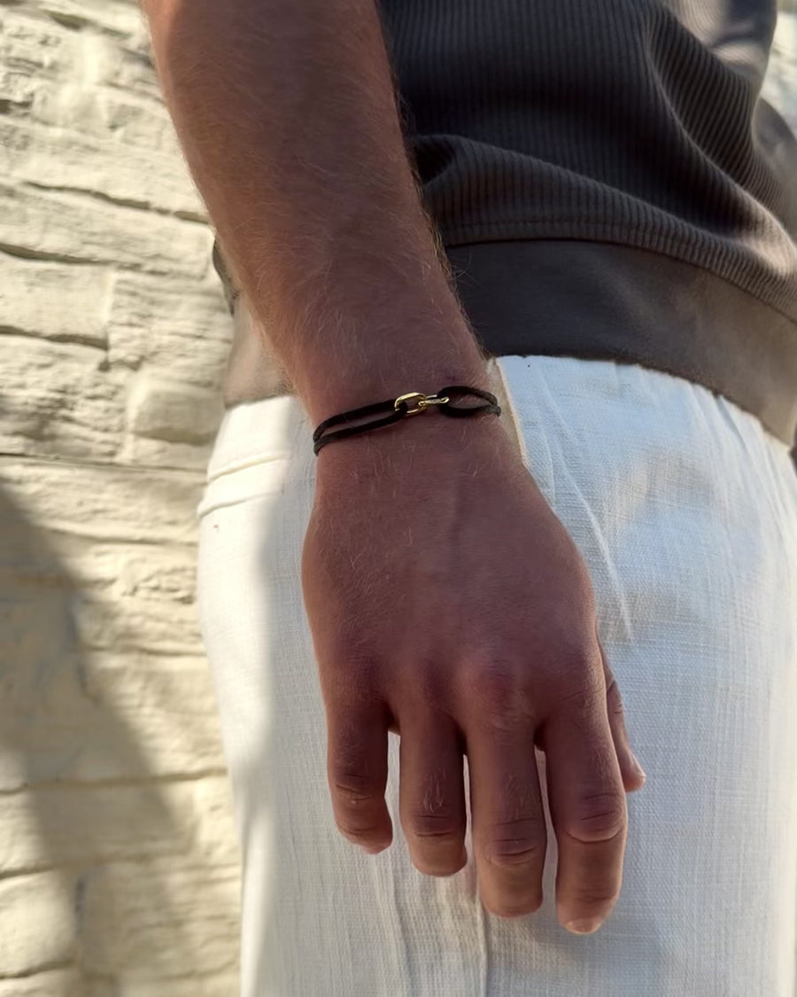 Sorén | Satin Bracelet Black